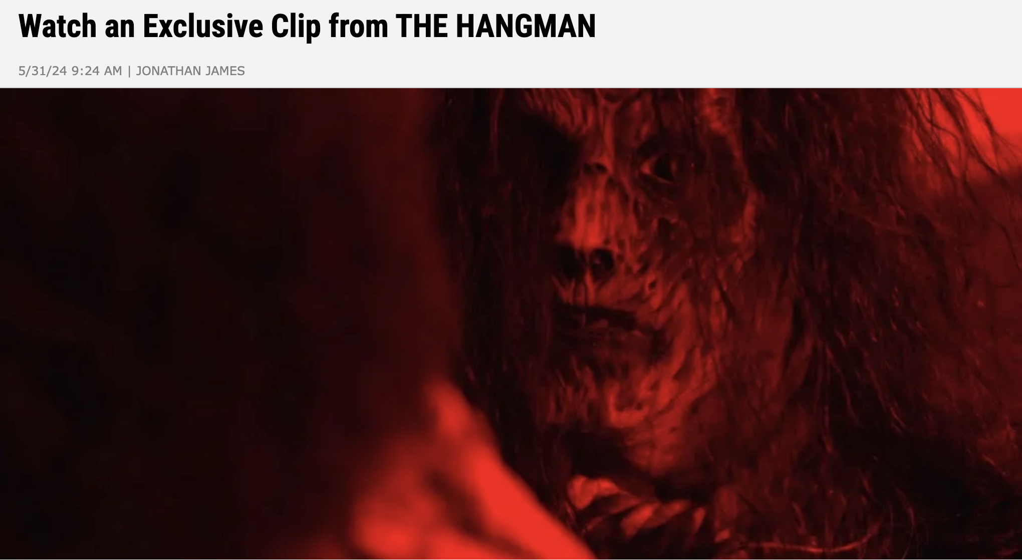 Watch an Exclusive Clip from THE HANGMAN